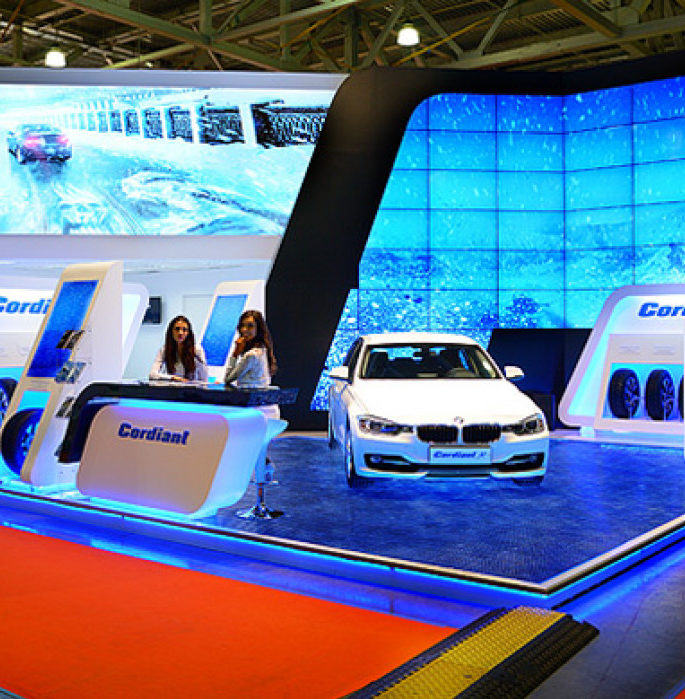 Московский автосалон, стенд Сorgiant 2012