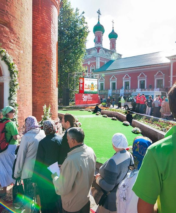 Празднование 500-летия Петровского храма Высоко-Петровского монастыря 2014